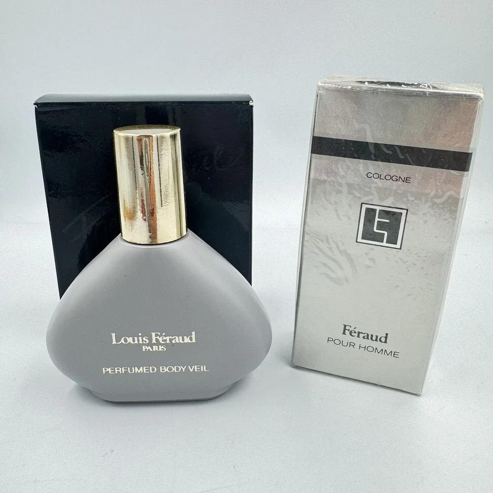 Vintage 1984 Avon Feraud Homme Cologne 1983 Body Veil Lot